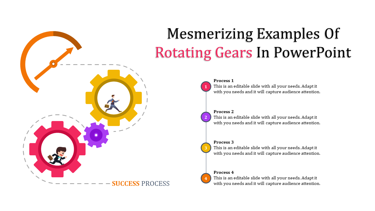 Free - Excellent Rotating Gears PowerPoint Template and Google Slides